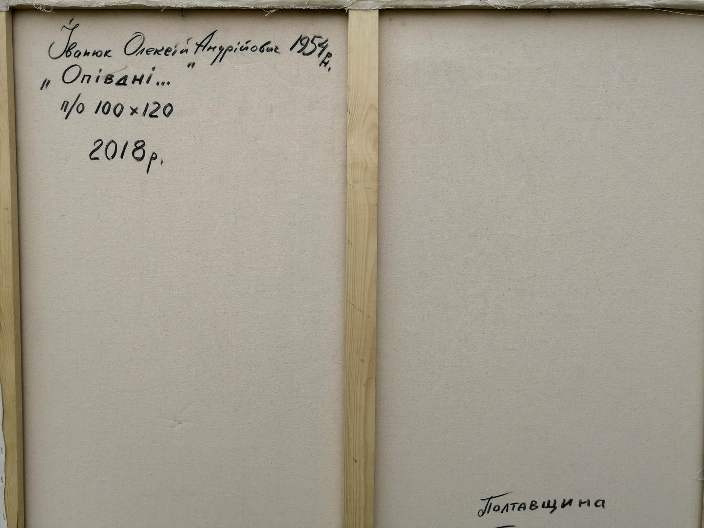 Backdrop of the painting