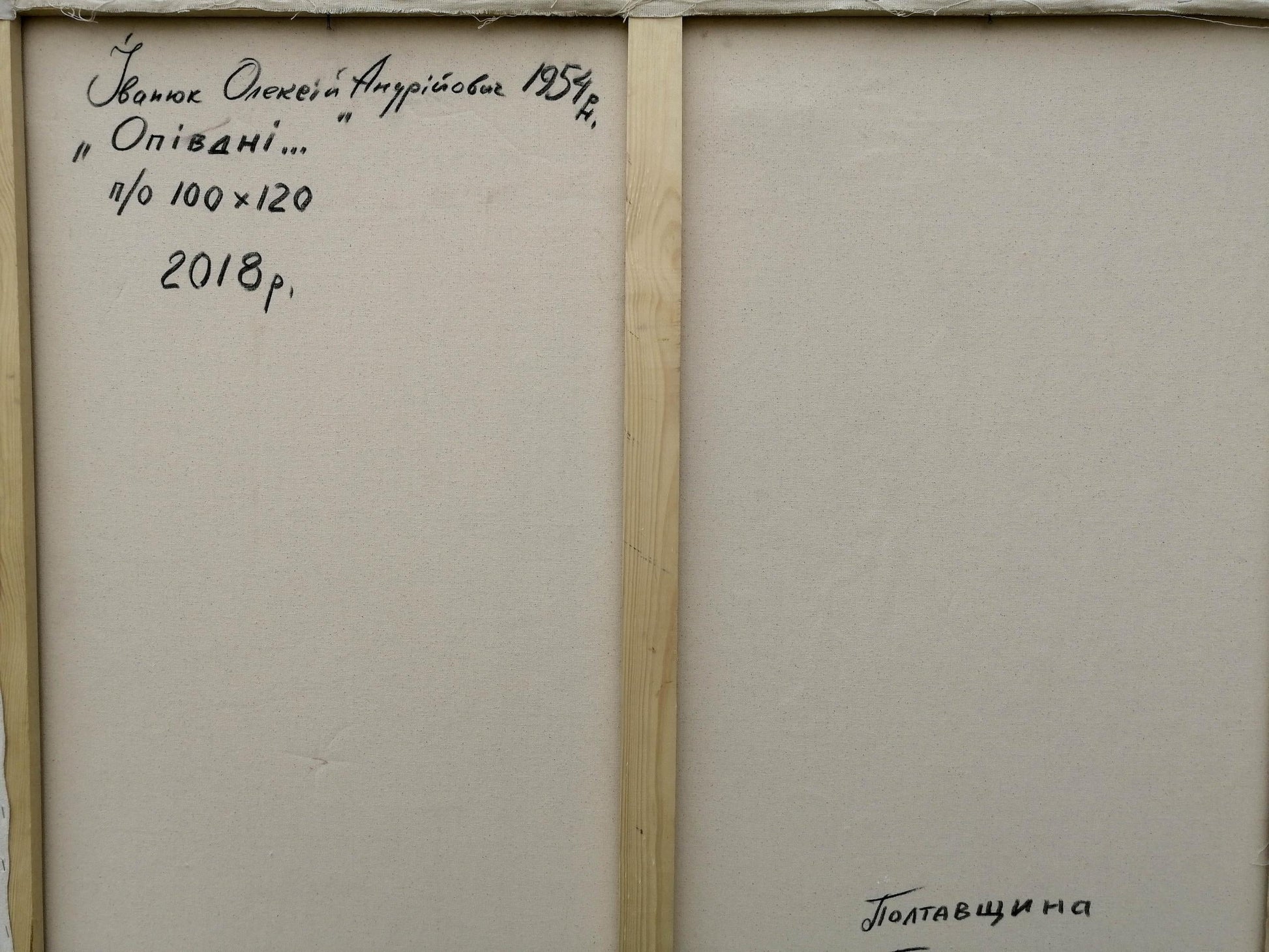 Backdrop of the painting