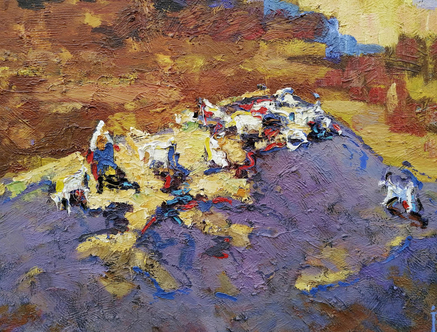 Village landscape Art