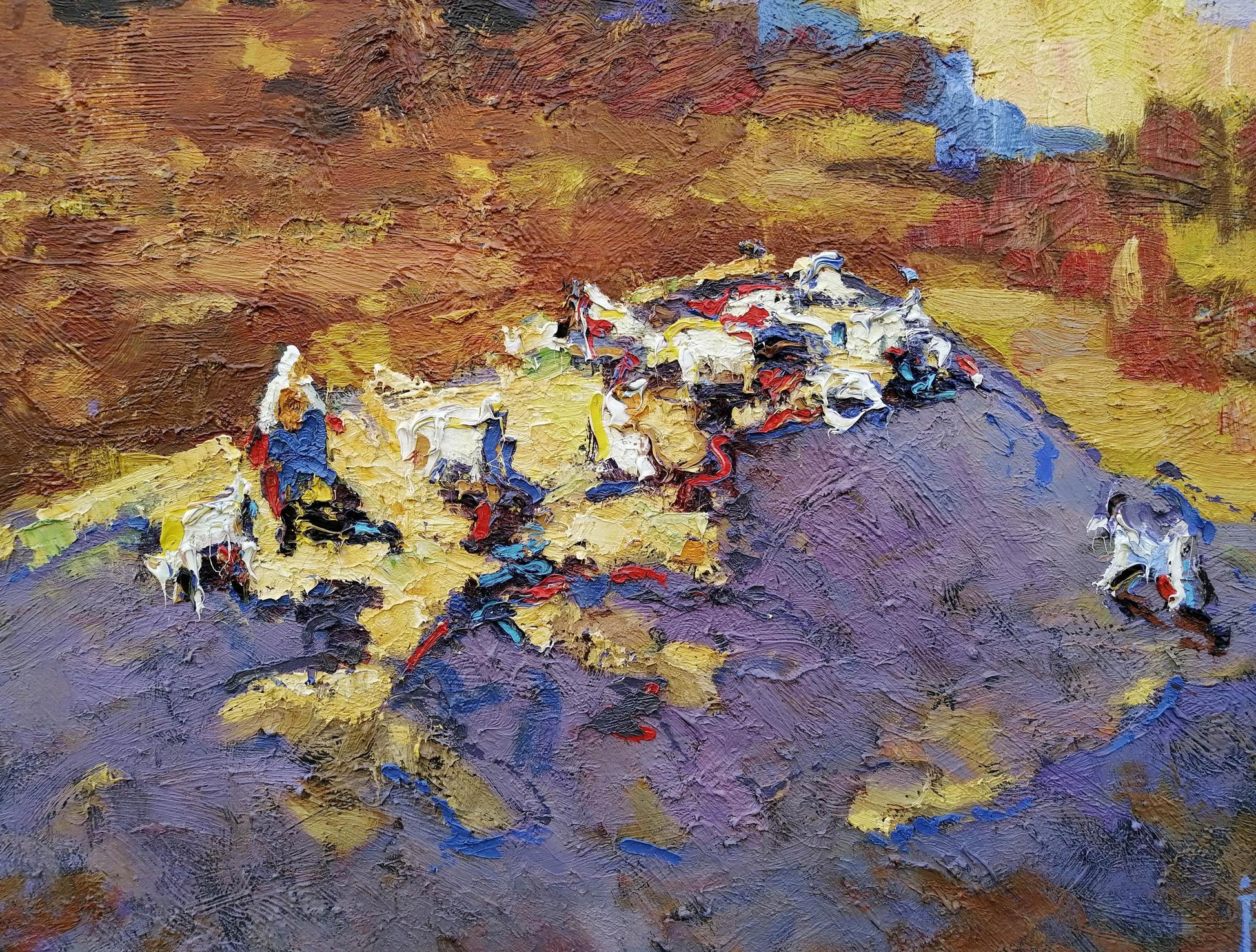 Village landscape Art