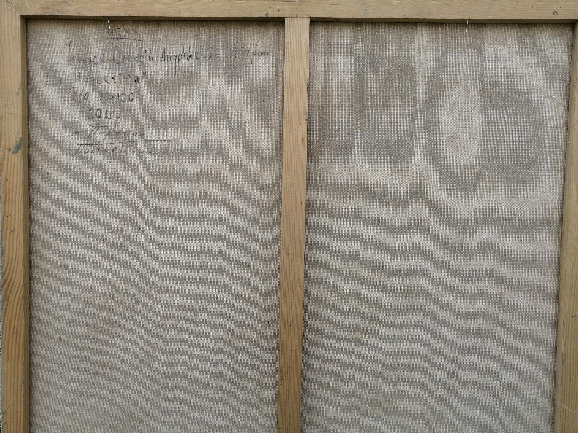 Backdrop of the painting