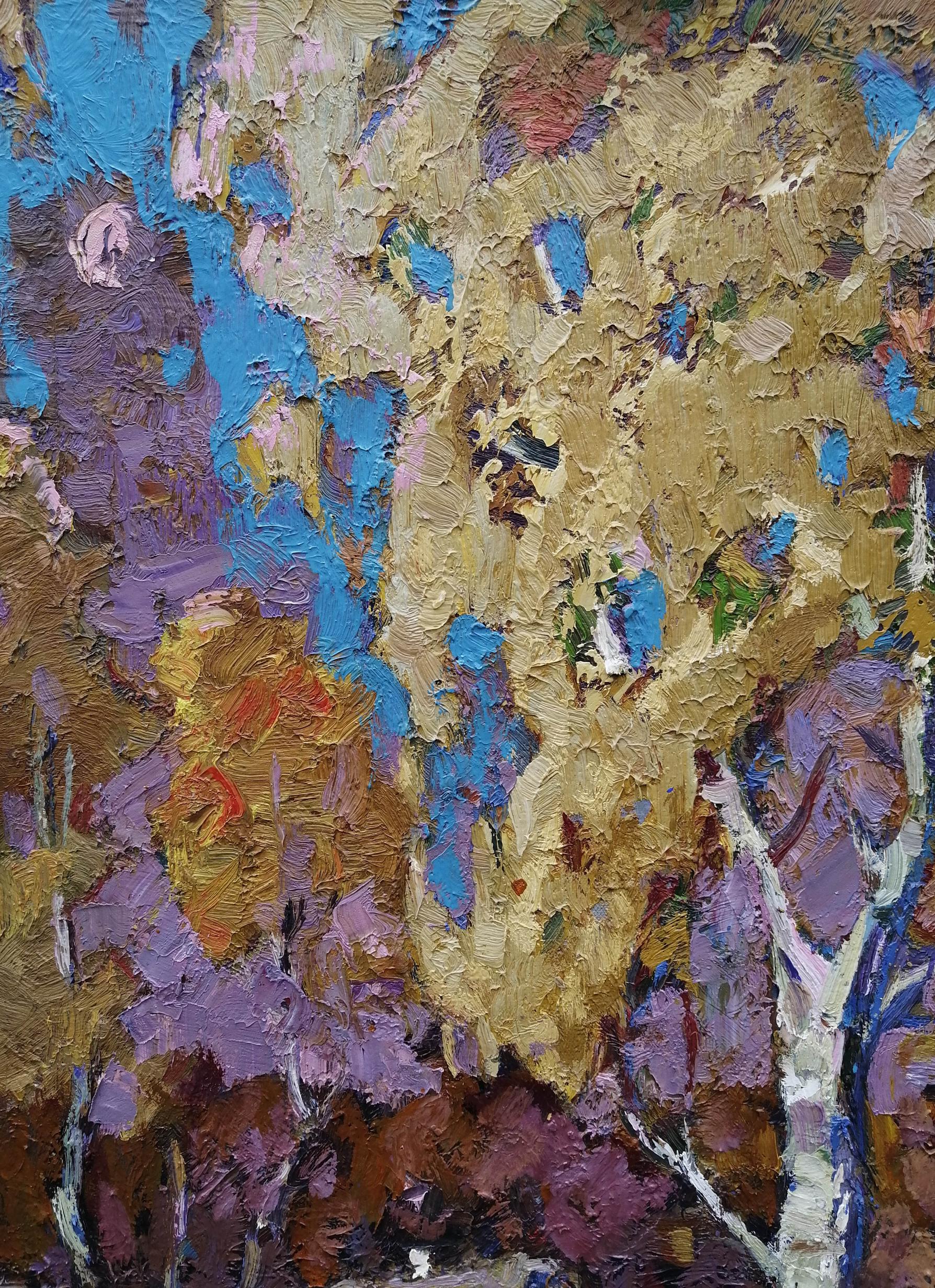 Oil Painting Nature Landscape Village landscape Art