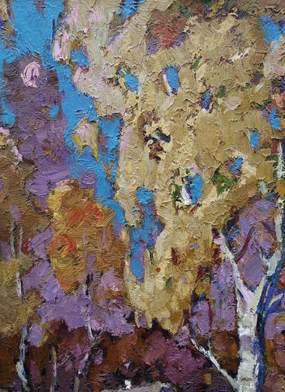 Oil Painting Nature Landscape Village landscape Art