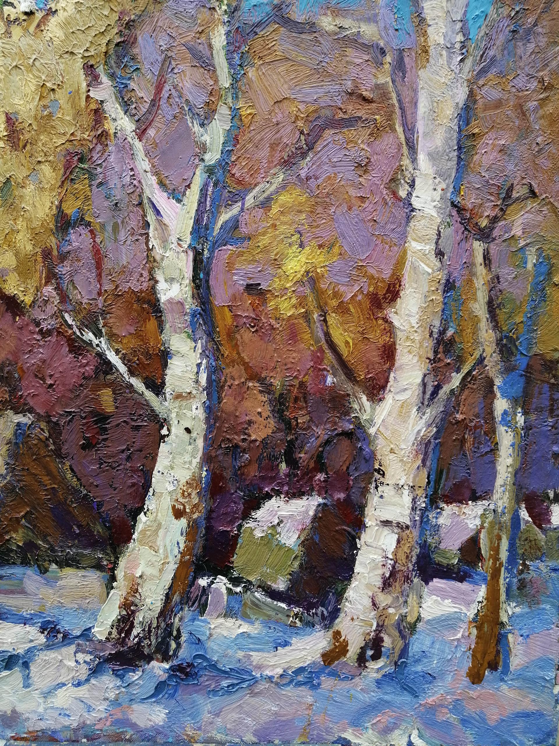 Oil Painting Village landscape Art