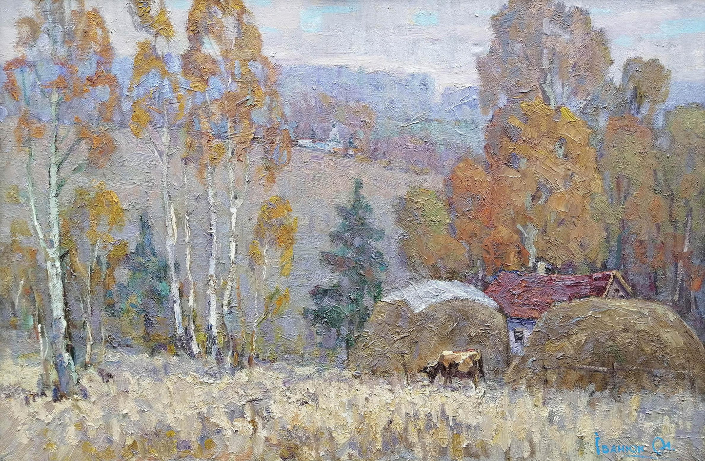 Oil painting Late fall Ivanyuk Alex