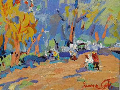 Village landscape Art