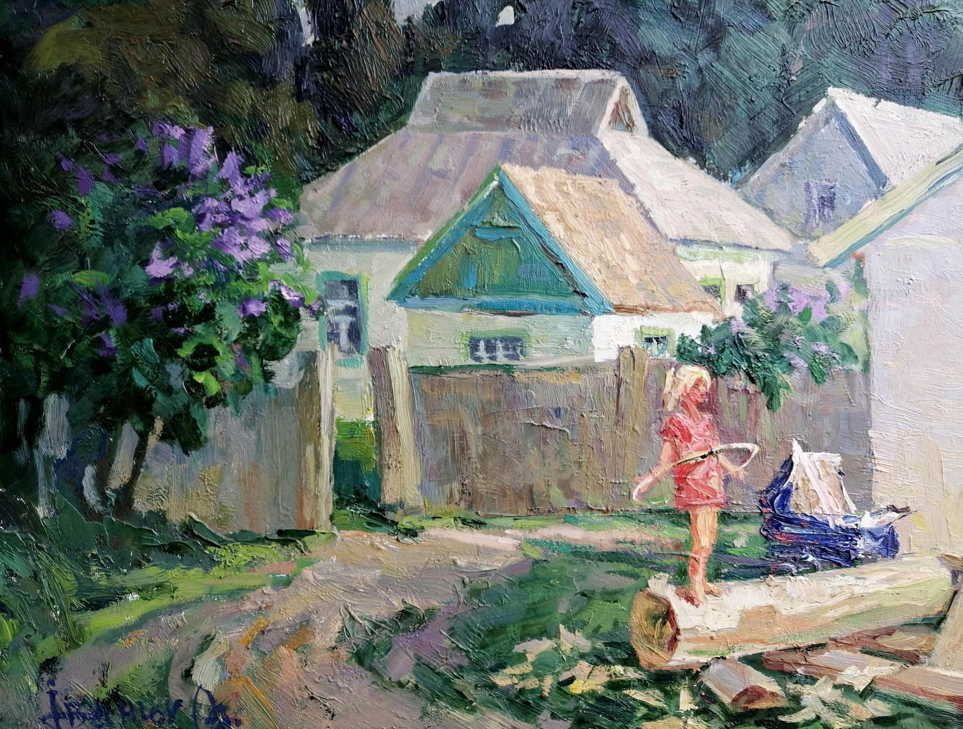 Village Landscapes Art