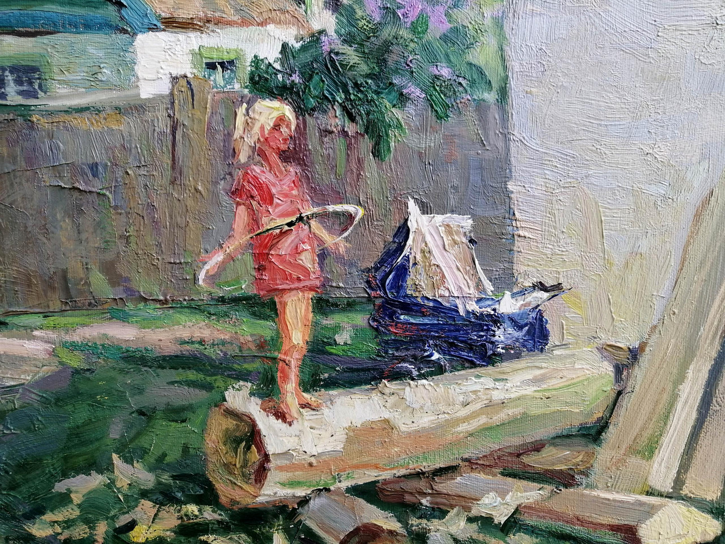 Oil Painting Summer Landscape