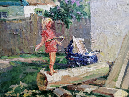 Oil Painting Summer Landscape