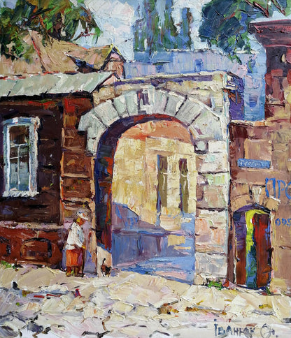 Oil painting City of Mariupol Ivanyuk Alex