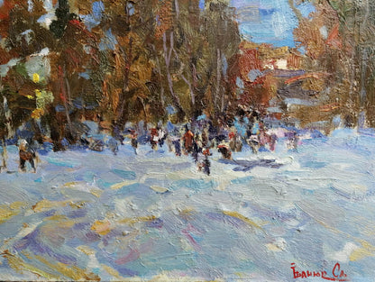 landscape Art Temple Orthodox Church