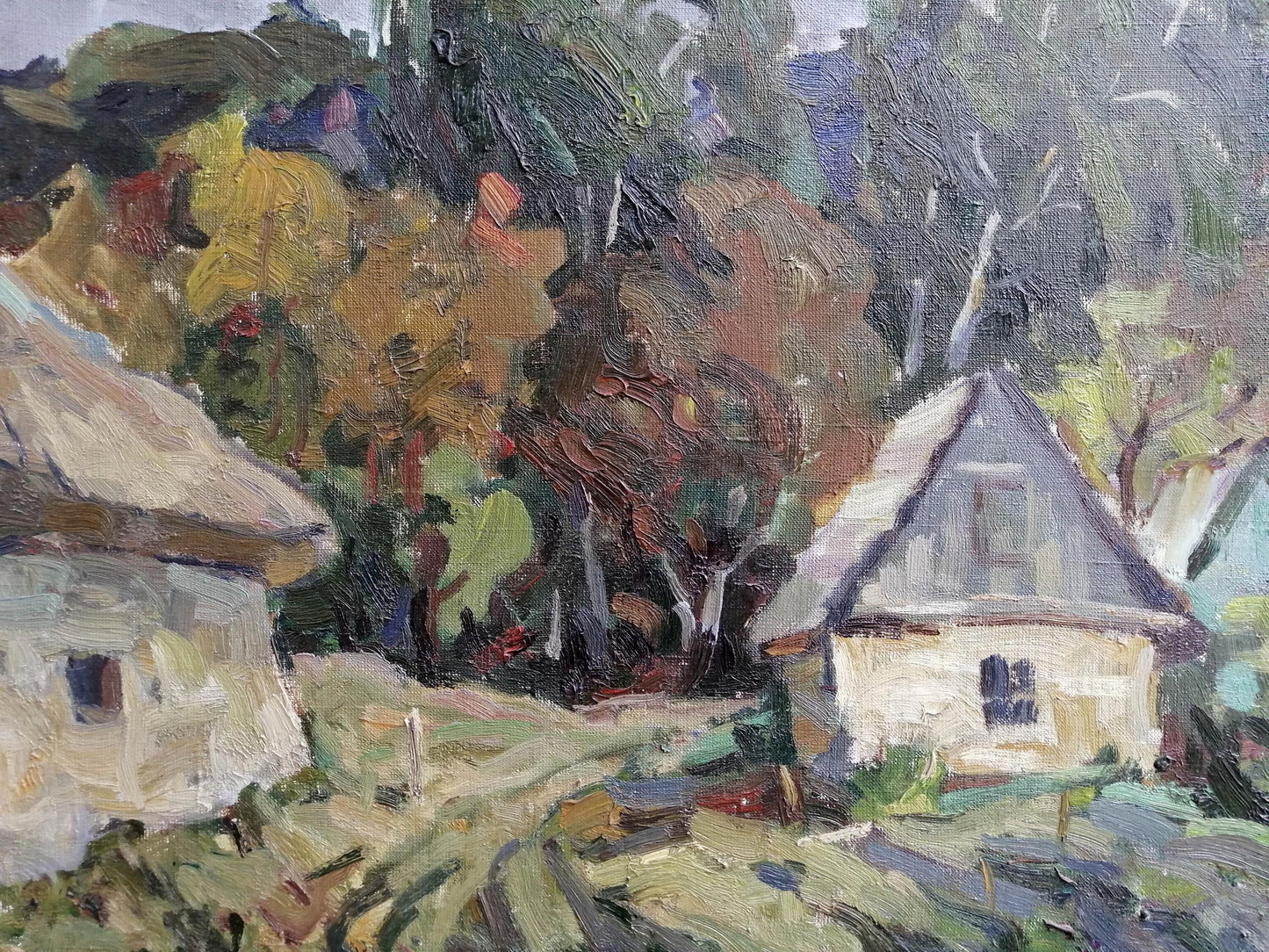 Oil painting evening