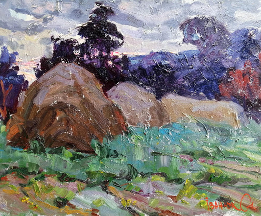 Oil painting It's getting dark Ivanyuk Alex