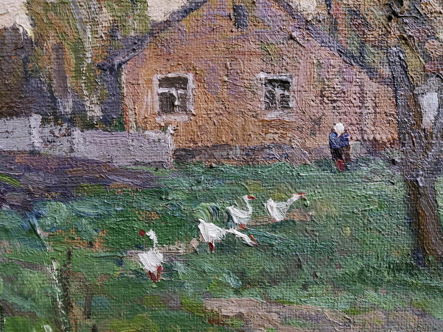 Village landscape Art