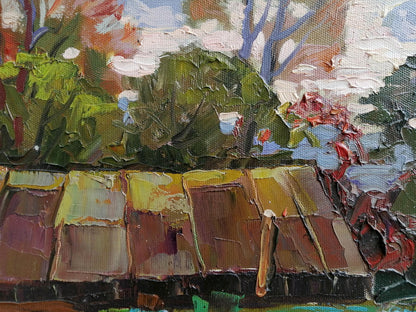  Village landscape Art