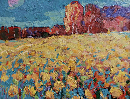 Oil painting Sunflower