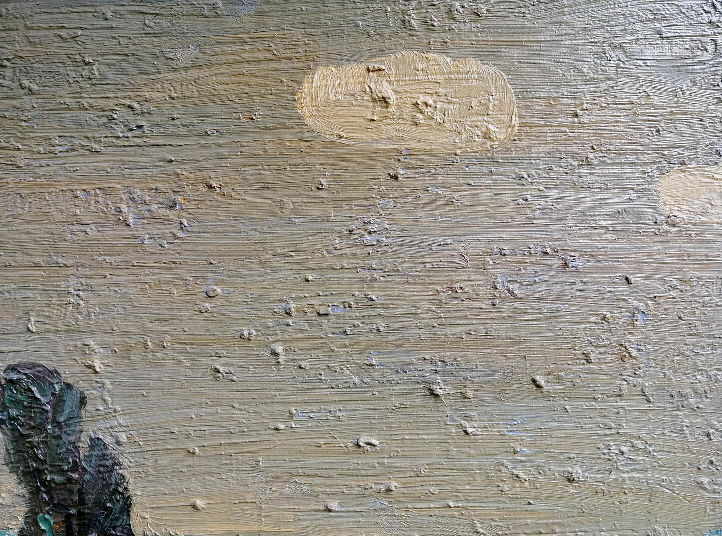 Oil Painting Nature Landscape Village landscape Art