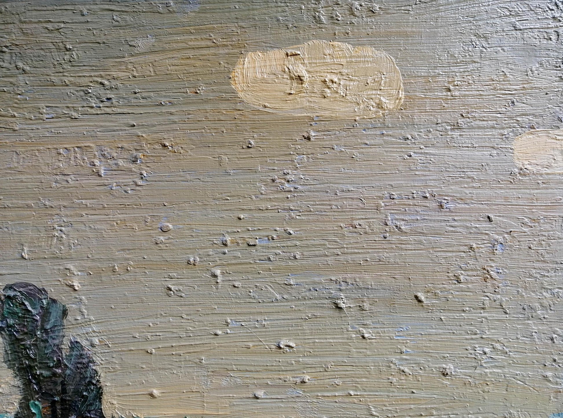 Oil Painting Nature Landscape Village landscape Art