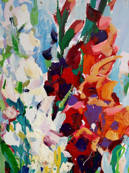 Oil painting  Bouquet of Flowers