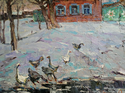 Village landscape Art