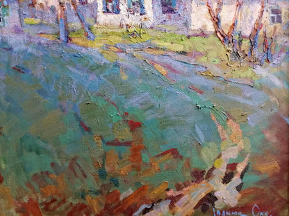 Oil Painting Nature Village landscape Art
