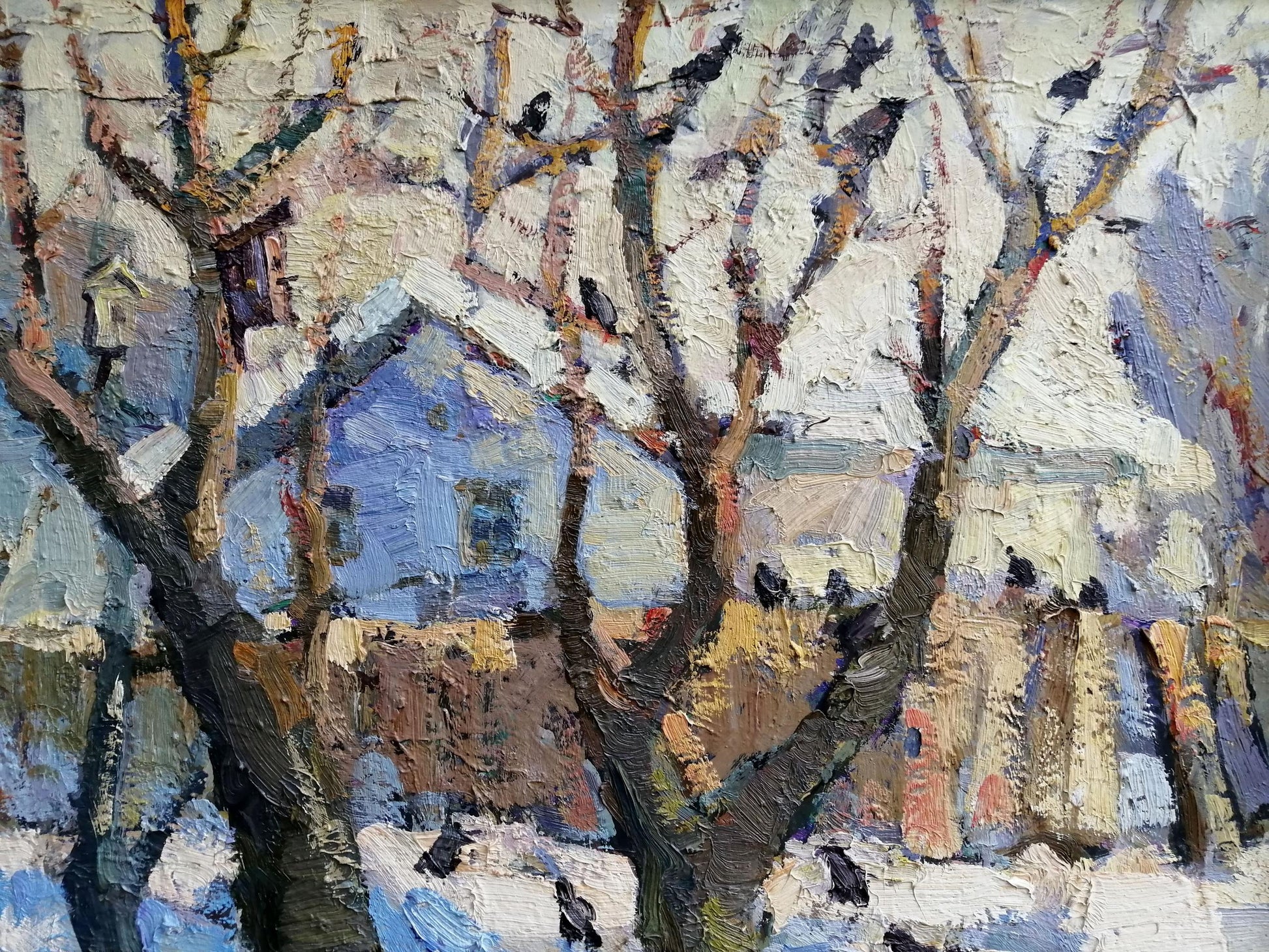 Village landscape Art