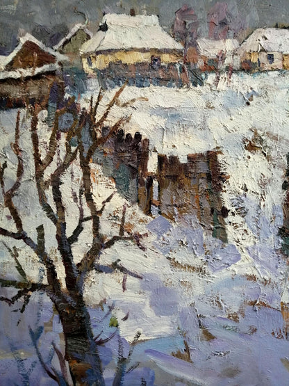 Oil painting Cathedral Square