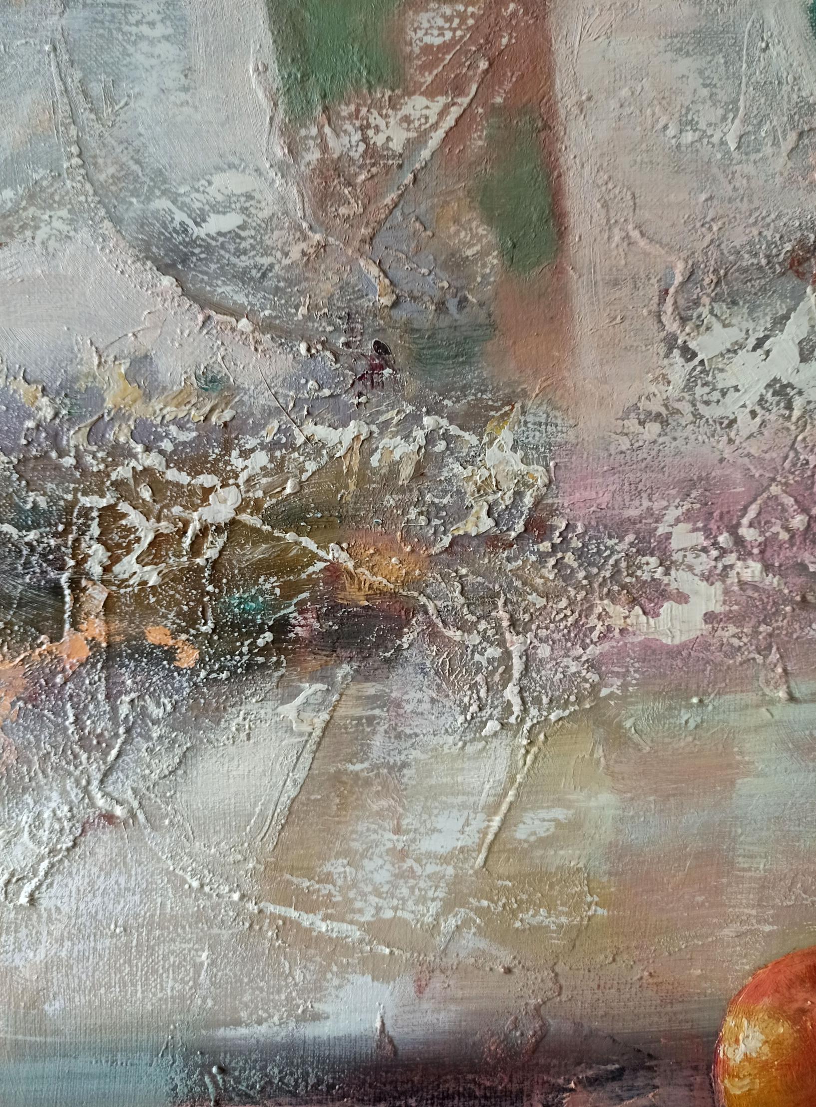 Abstract oil painting