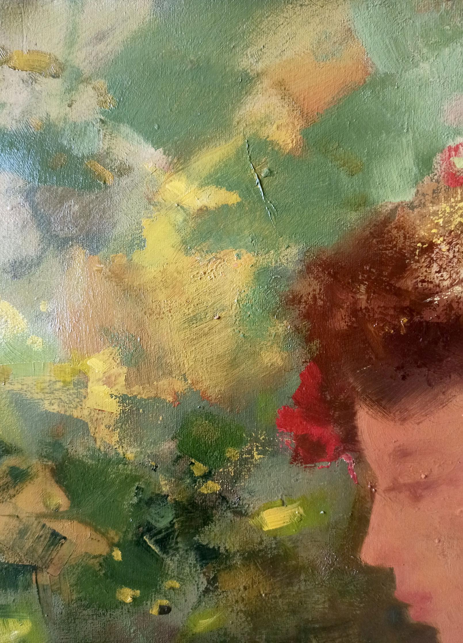 Abstract oil painting