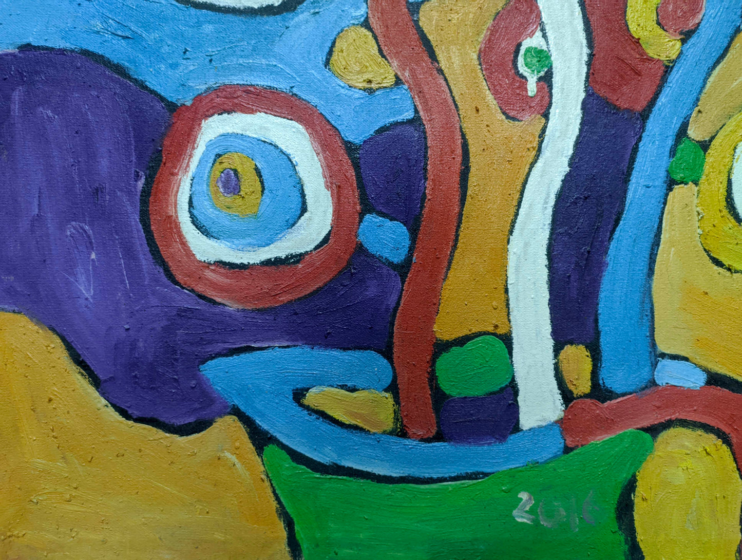 Abstract oil painting Flowers Boyko Petr Borisovich