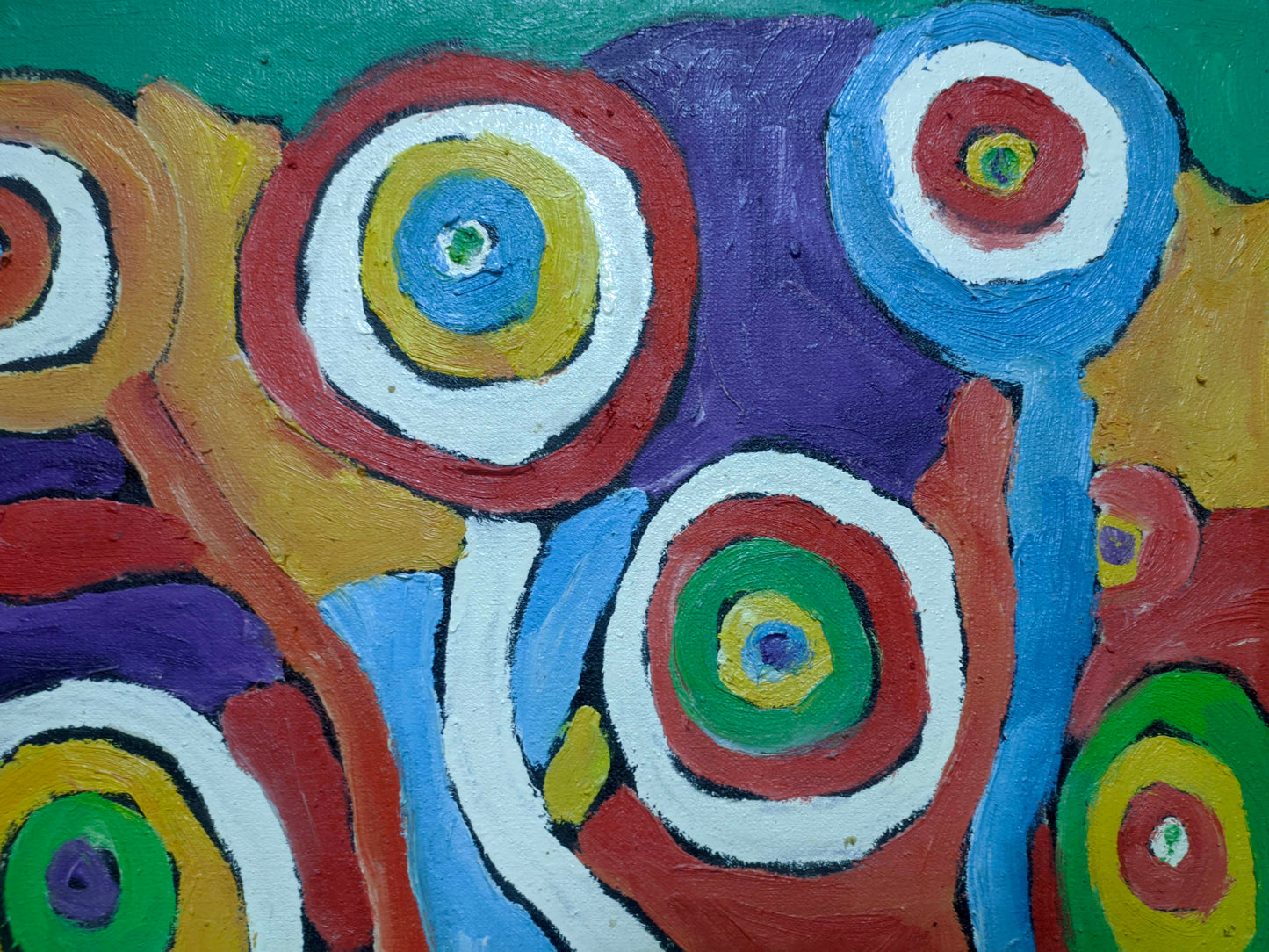 Abstract oil painting Flowers Boyko Petr Borisovich