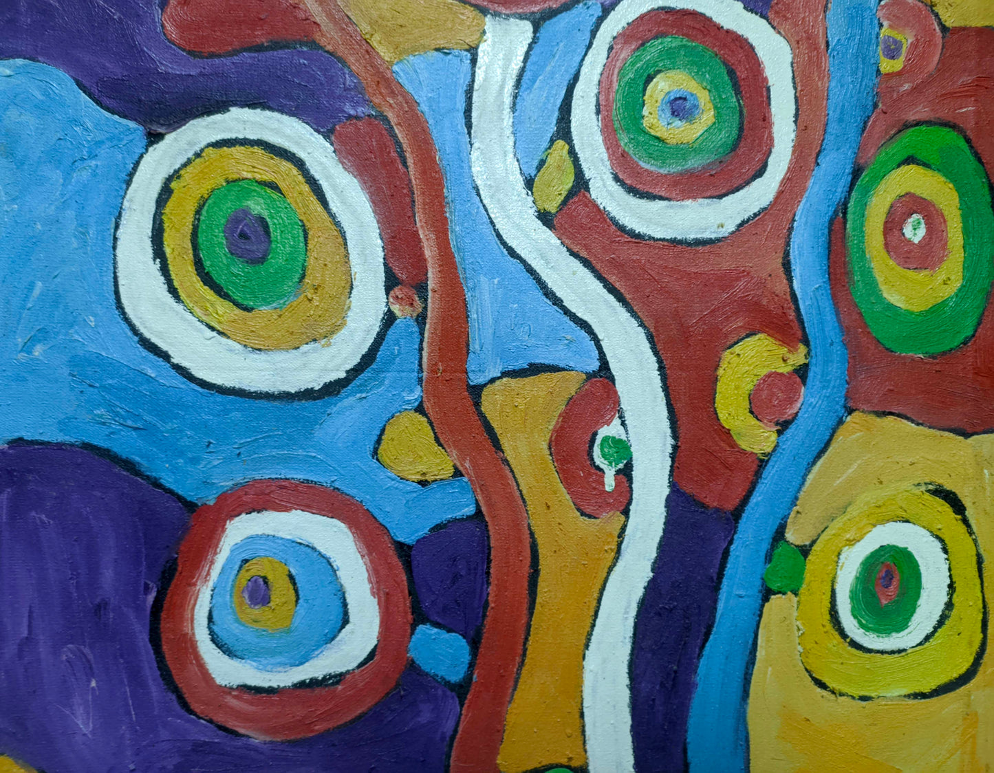 Abstract oil painting Flowers Boyko Petr Borisovich