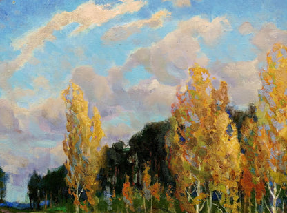 Oil painting Natural beauty Zhabinsky Leonid Andreevich