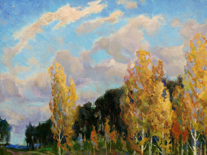 Oil painting Natural beauty Zhabinsky Leonid Andreevich