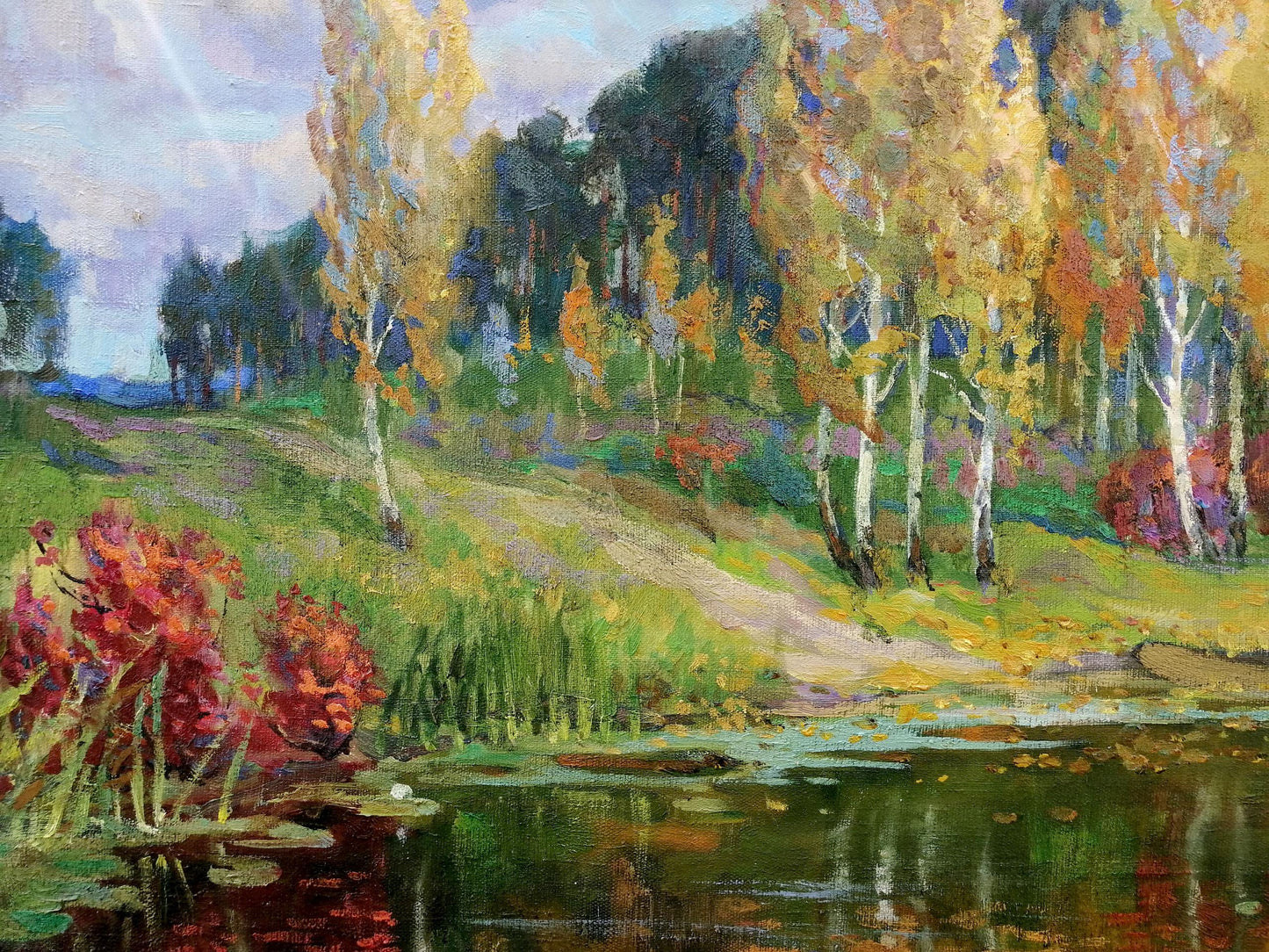 Oil painting Natural beauty Zhabinsky Leonid Andreevich