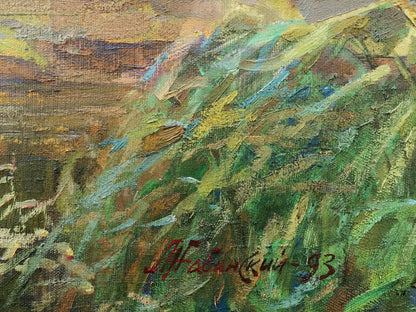 Oil painting Natural beauty Zhabinsky Leonid Andreevich
