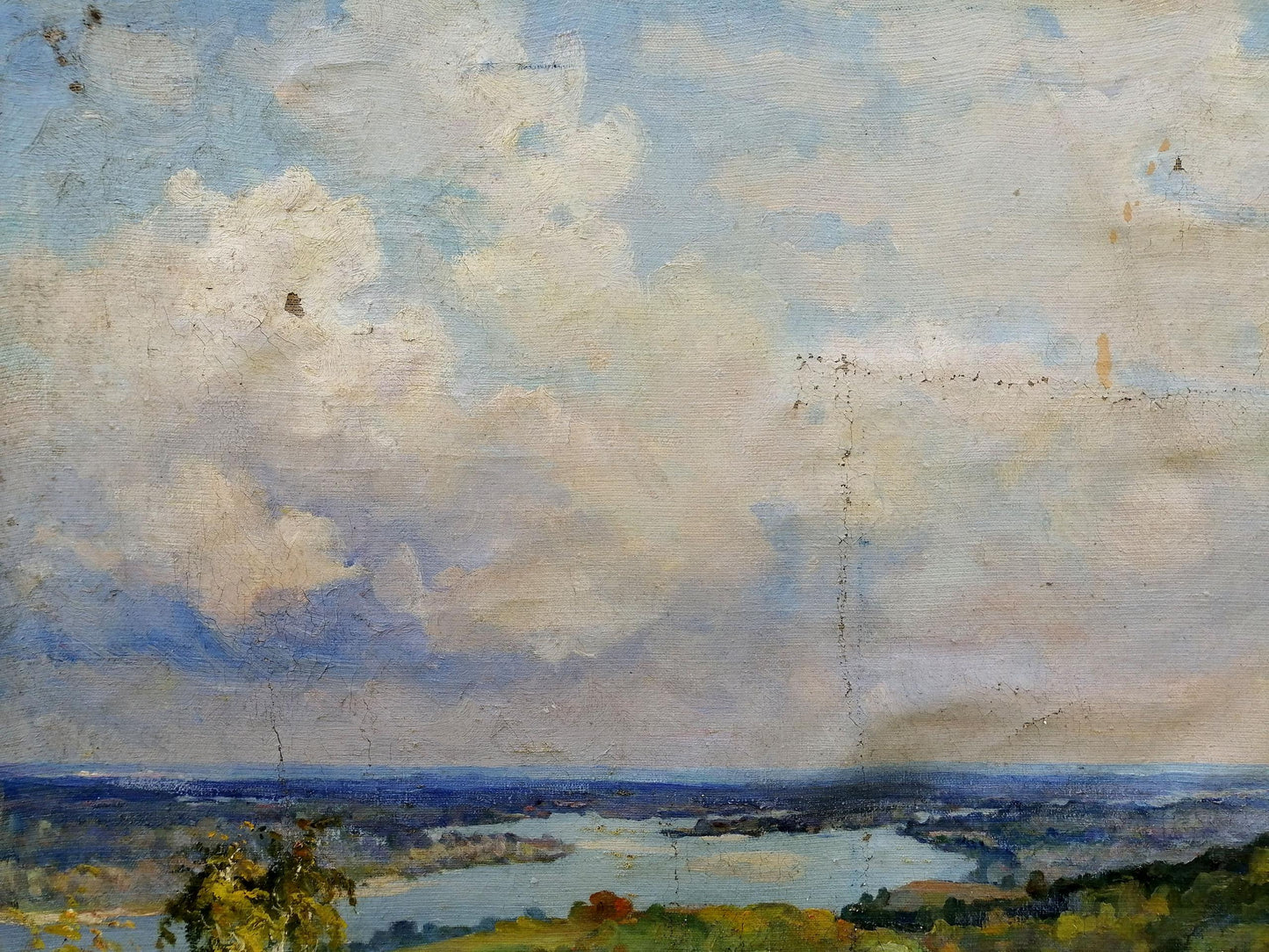 Oil painting On the Dnieper Nepiypivo Vasily Ignatievich