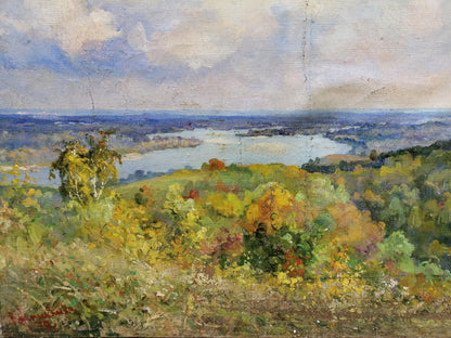 Oil painting On the Dnieper Nepiypivo Vasily Ignatievich