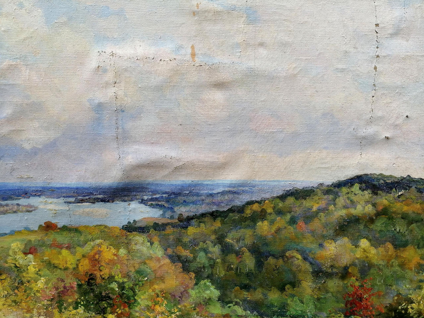 Oil painting On the Dnieper Nepiypivo Vasily Ignatievich