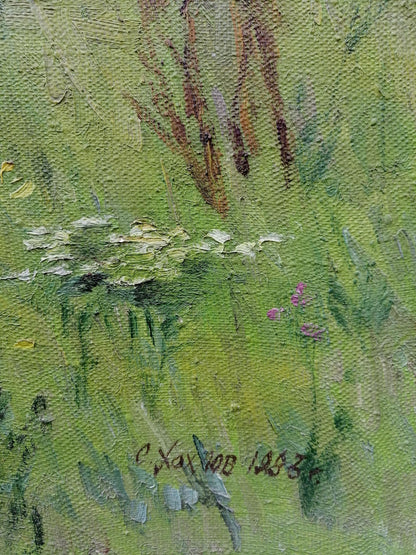 Oil painting With views into the distance Khokhlov Stanislav Alekseevich