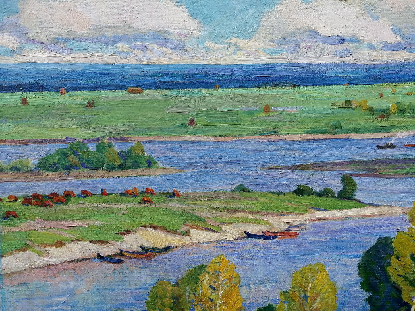 Oil painting Above the Desna Elbert Victor Davydovich