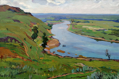 Oil painting It is noon Gantman Moisey Faibovich