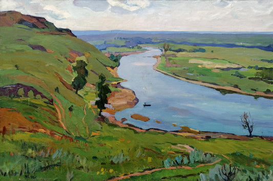 Oil painting It is noon Gantman Moisey Faibovich