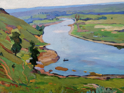 Oil painting It is noon Gantman Moisey Faibovich