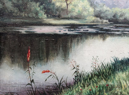 Oil painting Far from everyone Unknown artist