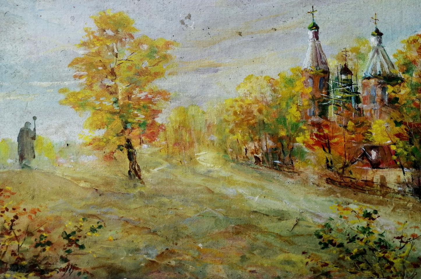Oil painting At home Unknown artist