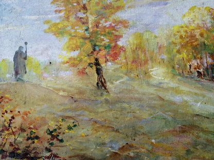 Oil painting At home Unknown artist