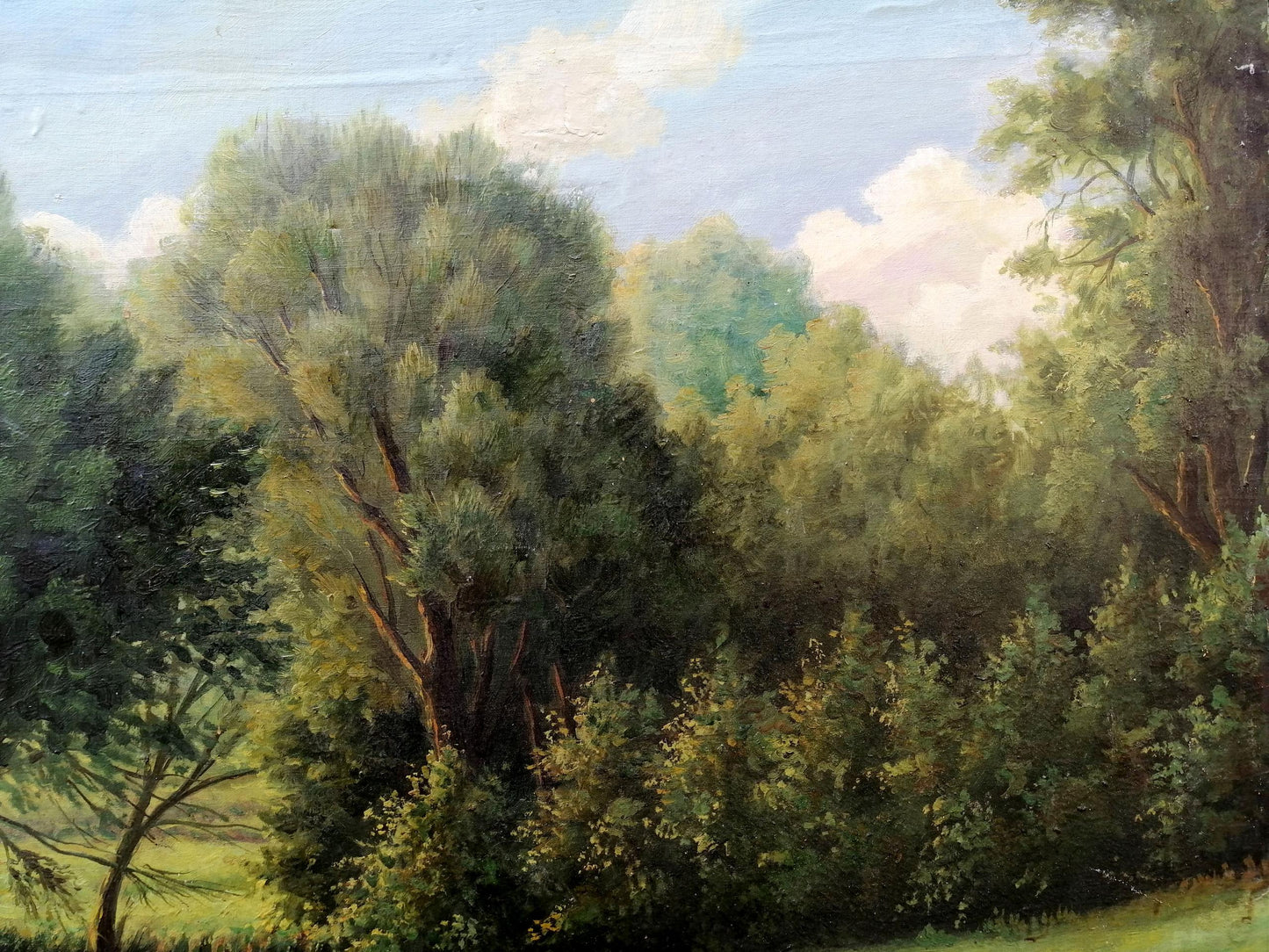 Oil painting In the thick of the forest Tolkach Anatoliy Illarionovich