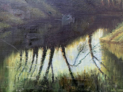 Oil painting In the thick of the forest Tolkach Anatoliy Illarionovich