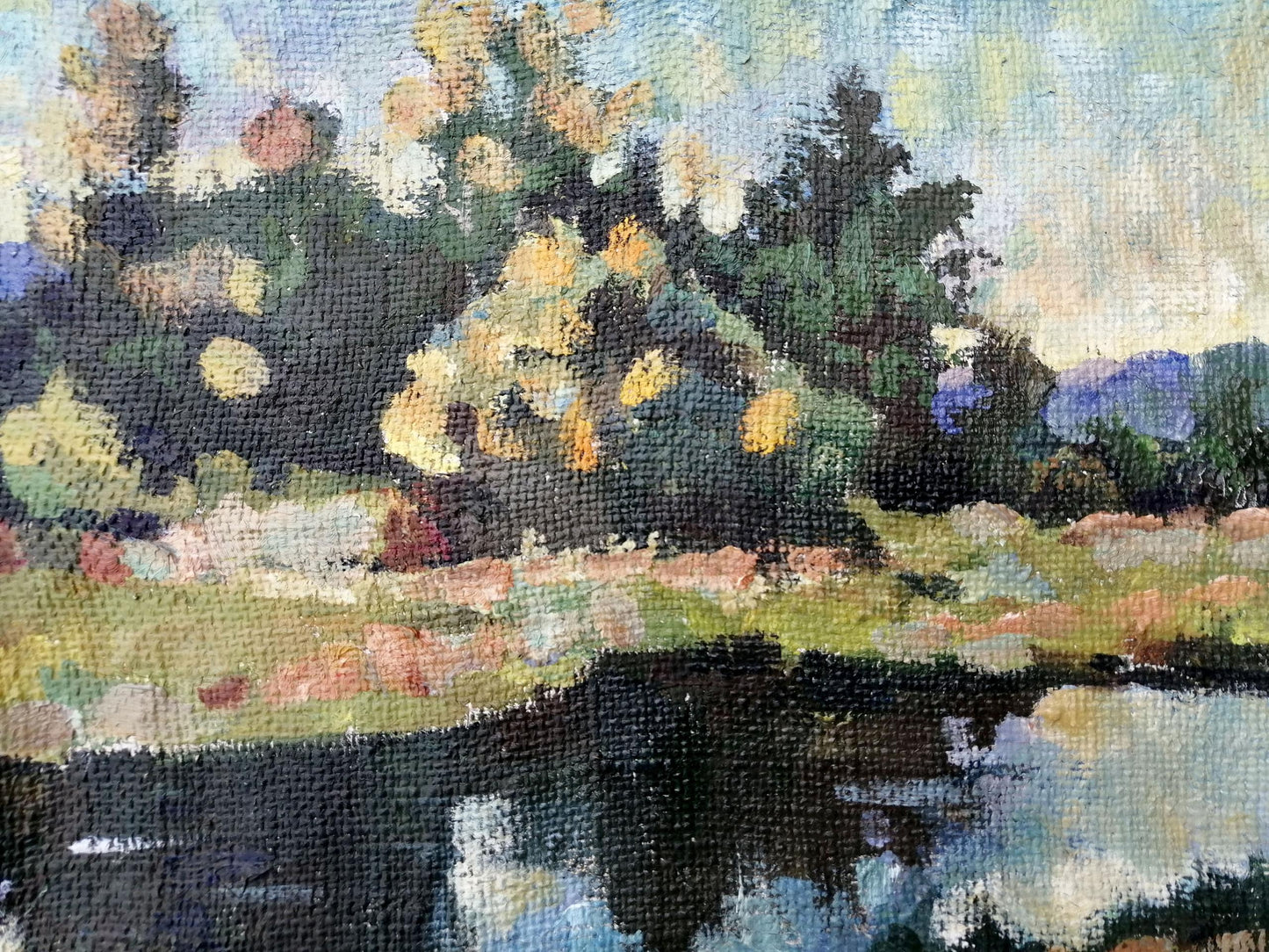 Oil painting Natural scenery Unknown artist